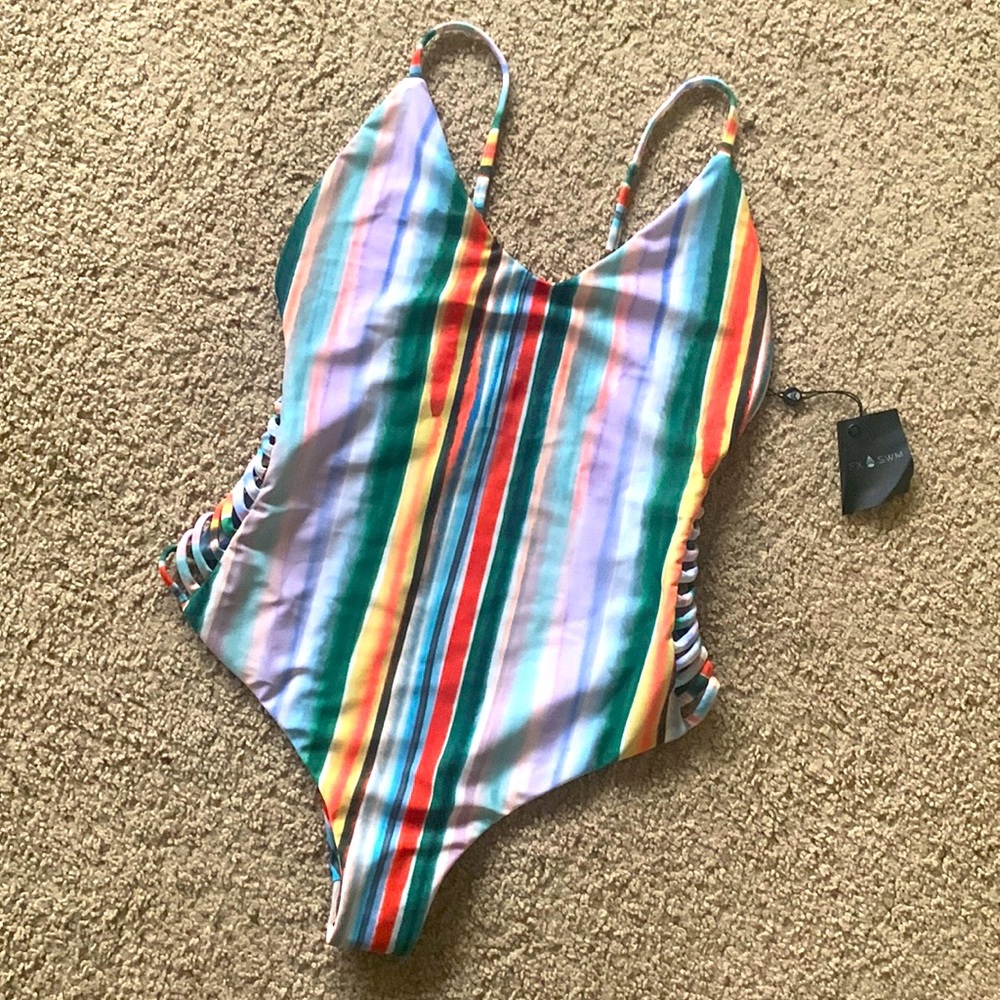 Stone Fox swim Hermosa Lively Up one piece bathing suit